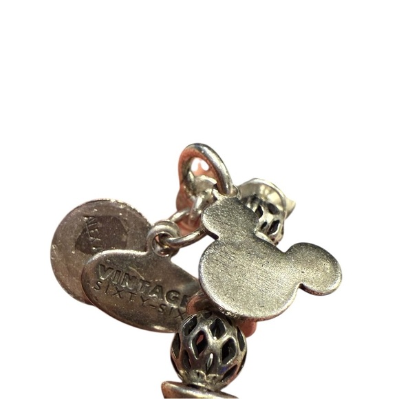 Disney Parks X Alex and Ani bracelet Silver Mickey Filigree Wrap RS NEW - Picture 5 of 16